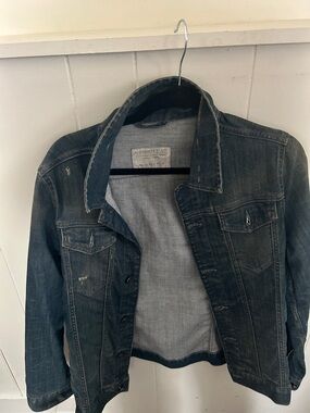 AllSaints Dark Indigo Denim Jacket
